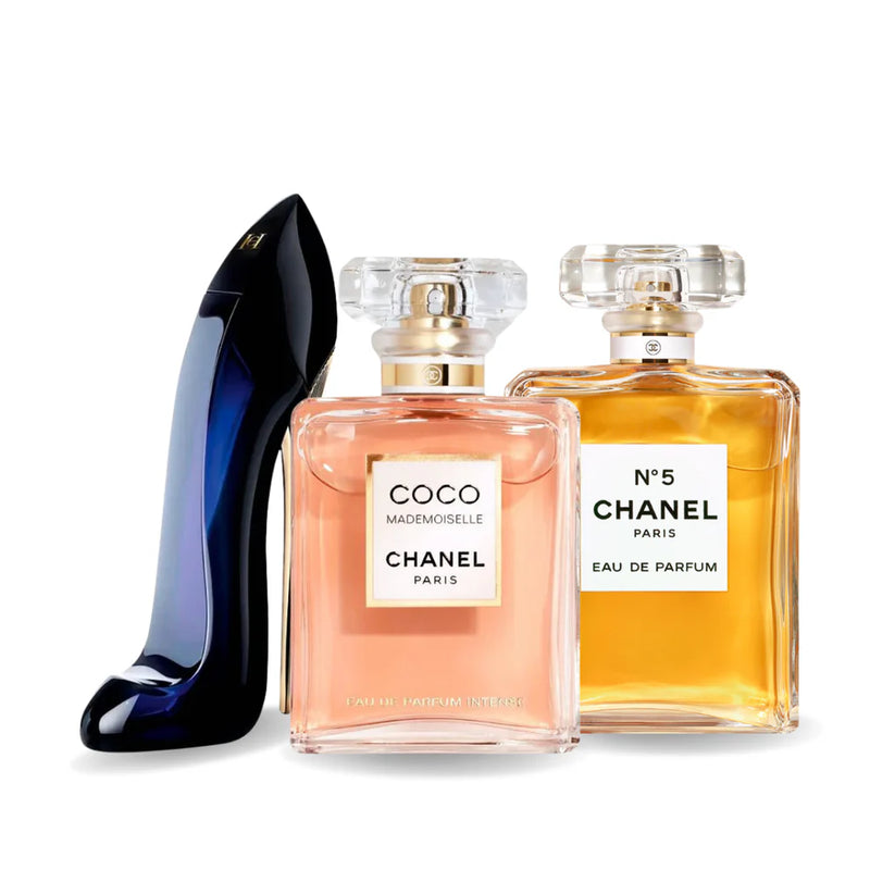 COMPRA 1 PRENDI 3 - Good Girl + Coco Mademoiselle + Chanel N°5 100ml - OFFERTA!