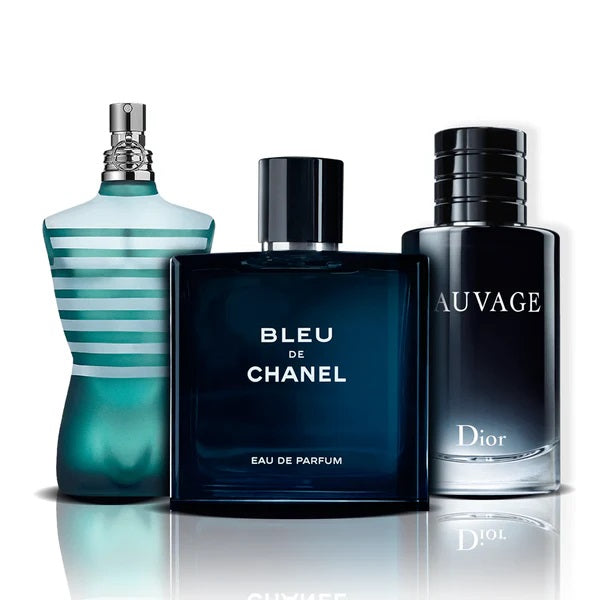 COMPRA 1 PRENDI 3 - Le Male + Bleu de Chanel + Sauvage Dior 100ml - OFFERTA!